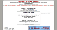 Desktop Screenshot of lipmanskoshermarket.com